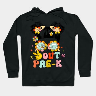 Peace Out Pre K Graduation Kids Girls Hoodie